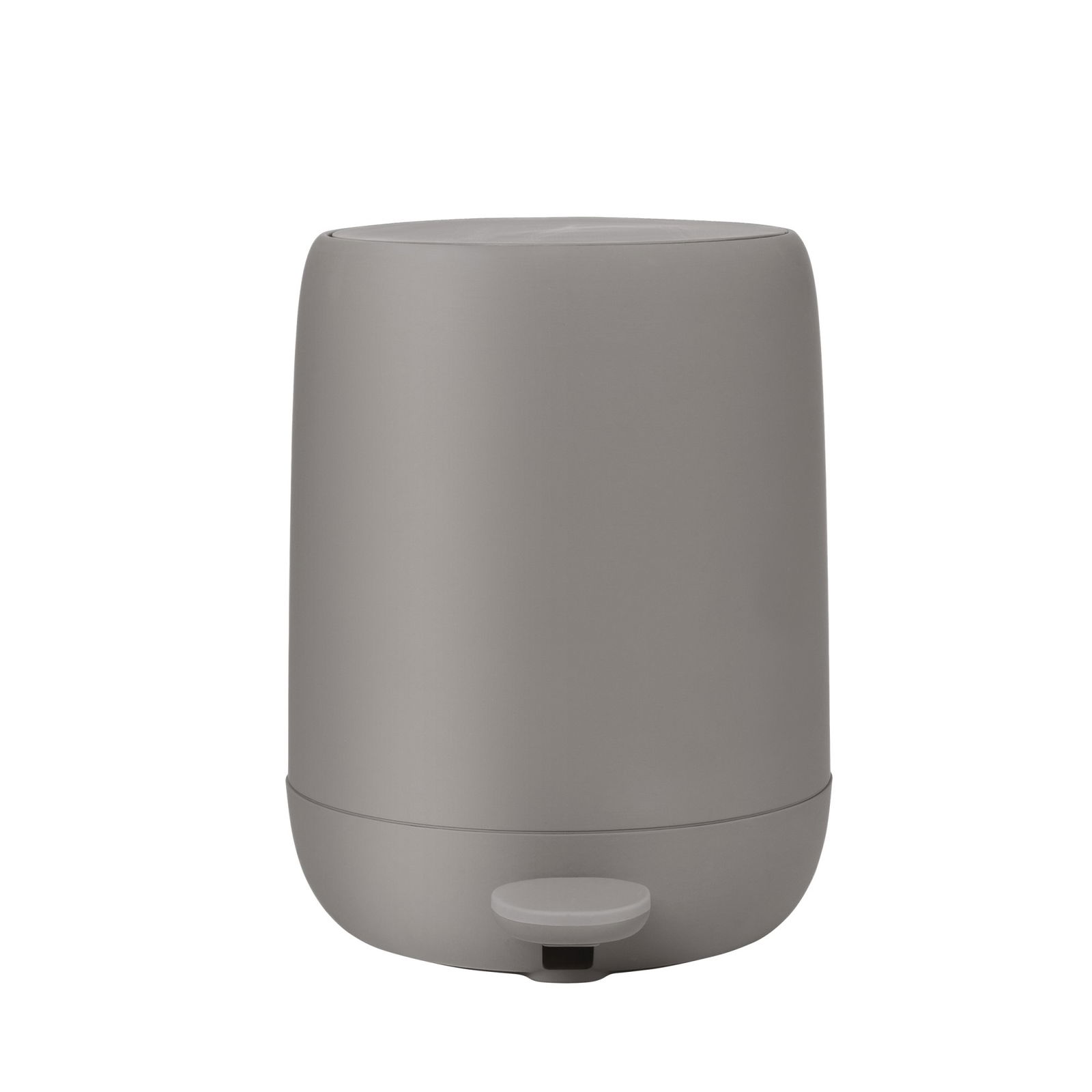 Gray essential oil diffuser with a minimalist design for aromatherapy.