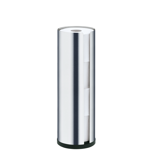 Sleek stainless steel paper towel holder featuring a modern design for stylish kitchens.