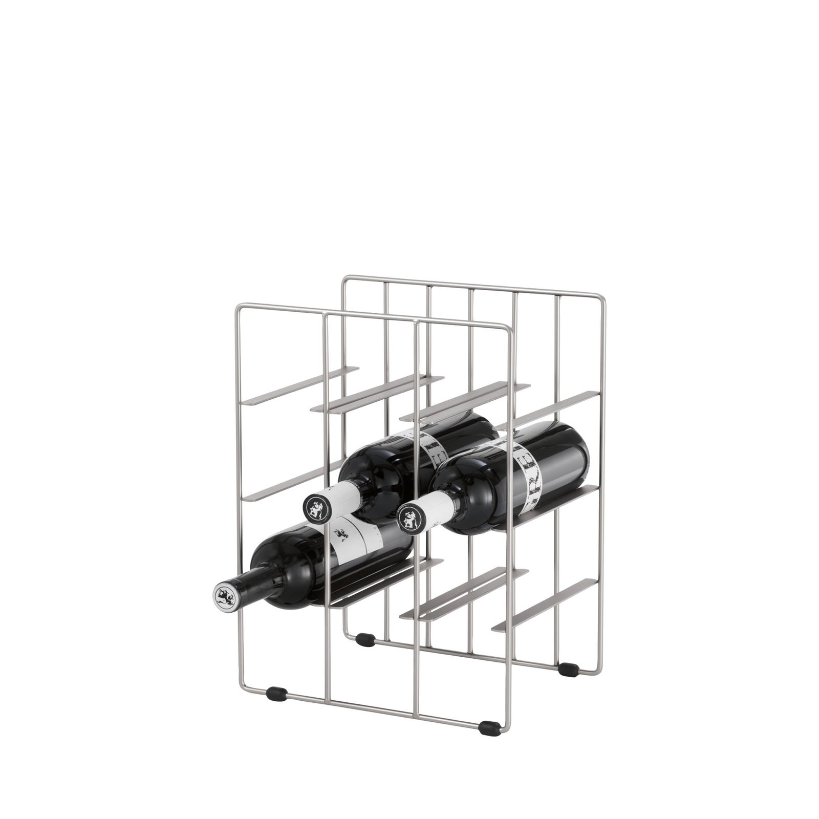 年末のプロモーション大特価！ Wine bottle (68487) bottles 9 for Chrome -PILARE- rack キッチン収納・ラック