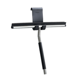 Sleek and modern window squeegee with ergonomic handle for streak-free cleaning.