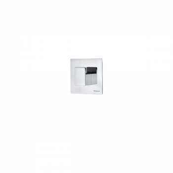 Moderne Doppelschalter-Design mit einem schlanken, minimalistischen Look in Weiß.
