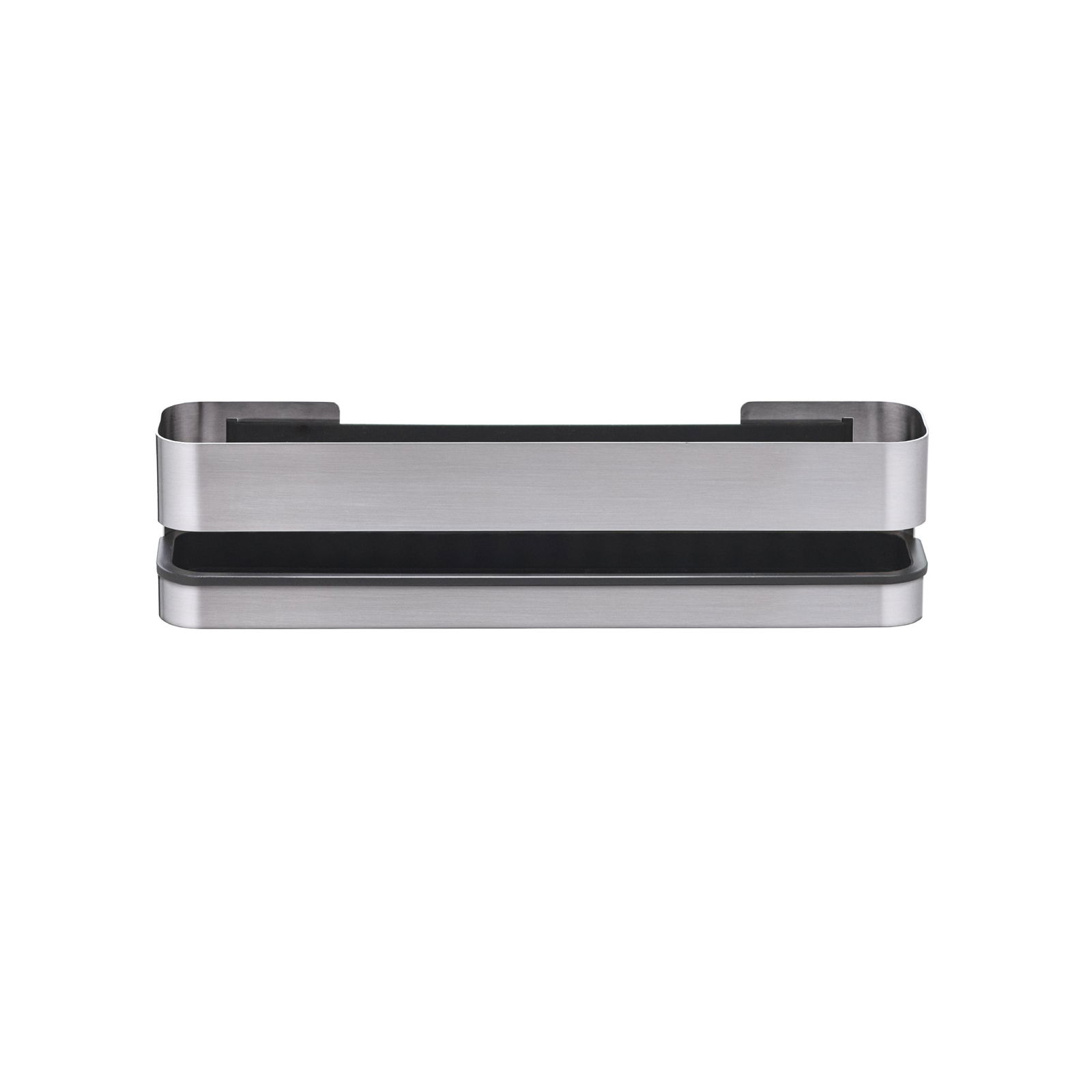 Eleganter moderner Schreibtischorganizer aus Edelstahl mit minimalistischem Design.