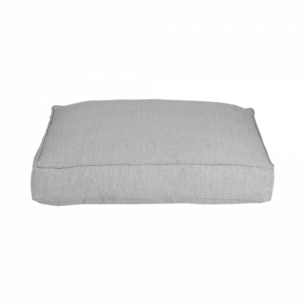 Soft, stylish gray cushion for comfortable home decor and relaxation.
