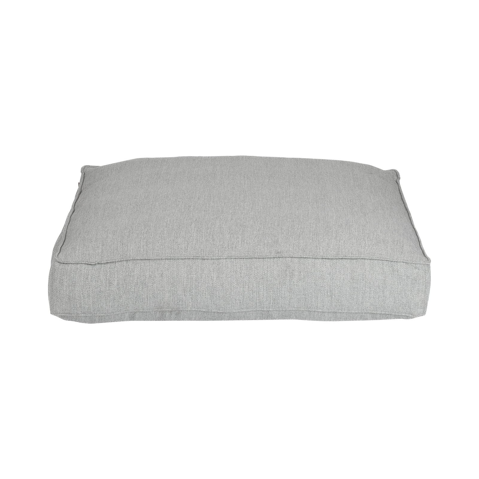 Soft, stylish gray cushion for comfortable home decor and relaxation.