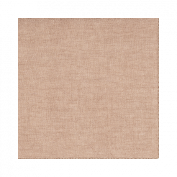 Soft beige linen fabric textured background for home decor and design projects.