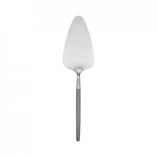 Edelstahl Kuchenschneider mit einem schlanken, modernen Design.