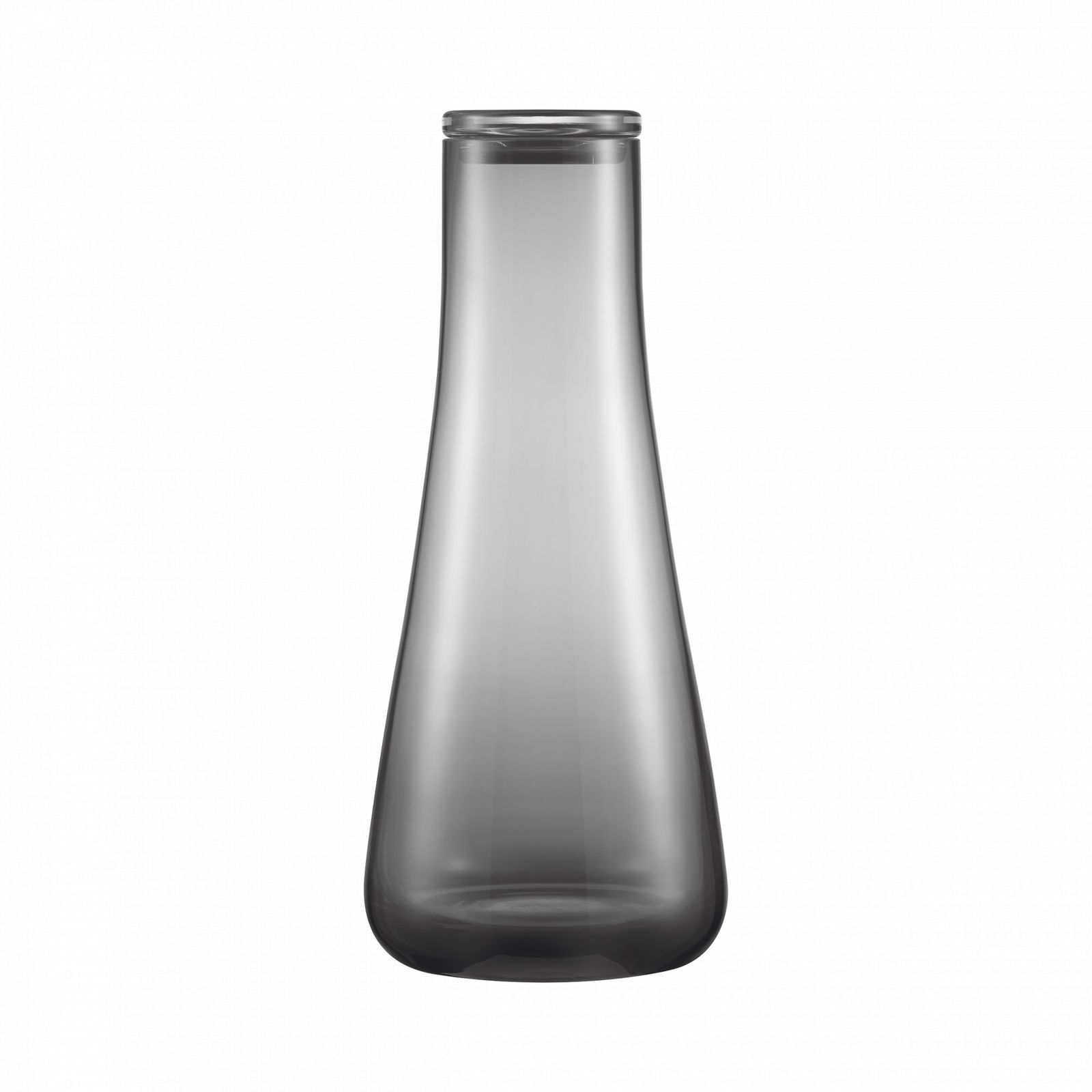 Klares Glasvase mit einem eleganten, modernen Design und einer glatten Oberfläche.