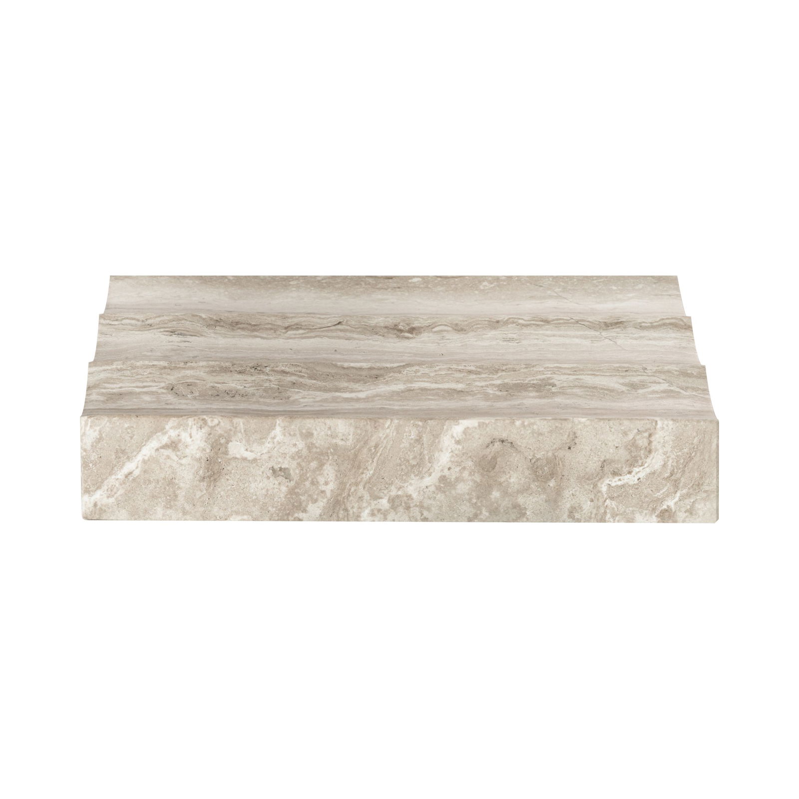 Elegant light gray marble slab with subtle veining for countertops and flooring design.