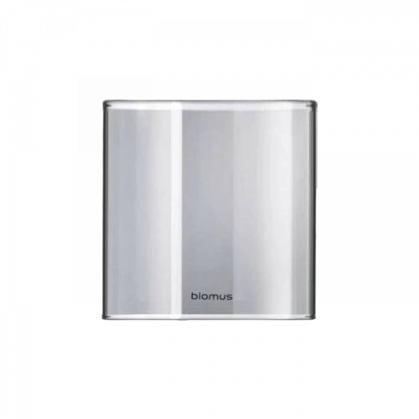 Eleganter Edelstahlbehälter von biomus, ideal für moderne Küchenspeicherlösungen.