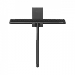 Sleek black squeegee with a handle, ideal for cleaning windows and smooth surfaces.