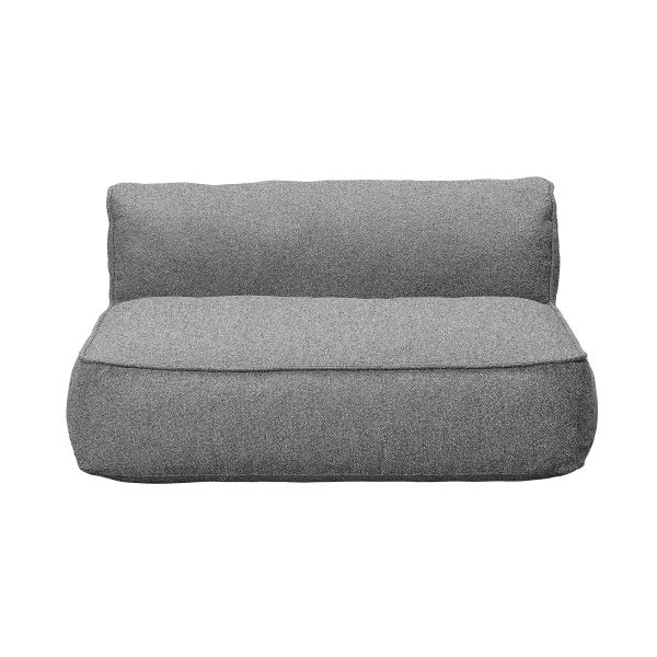 Stylish gray modern sofa with a minimalist design for contemporary interiors.