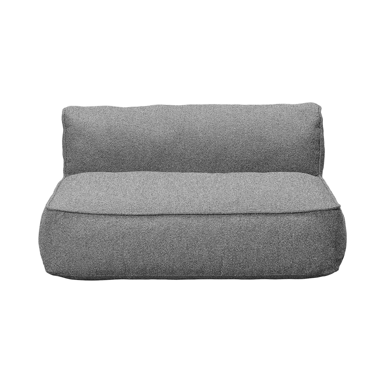 Stylish gray modern sofa with a minimalist design for contemporary interiors.