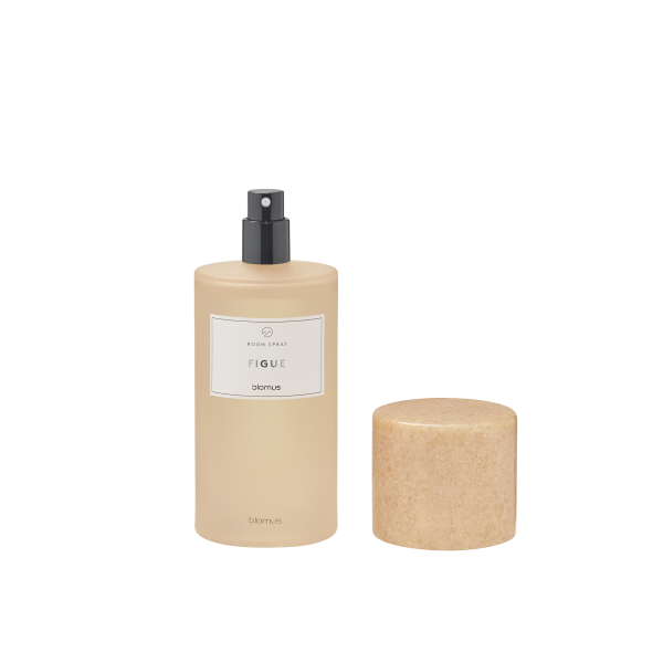 Figue Duftspray von Blomus mit einem minimalistischen Design und einem natürlichen Korkdeckel.