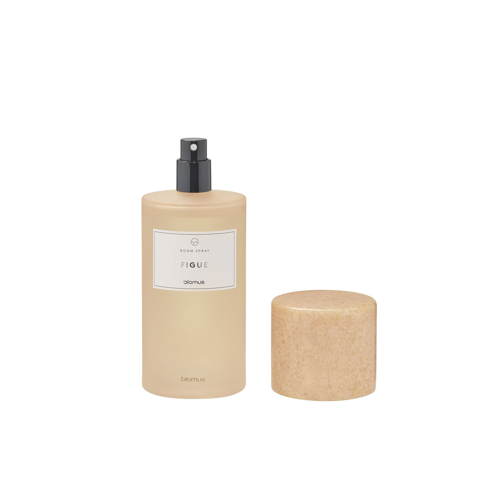 Figue Duftspray von Blomus mit einem minimalistischen Design und einem natürlichen Korkdeckel.