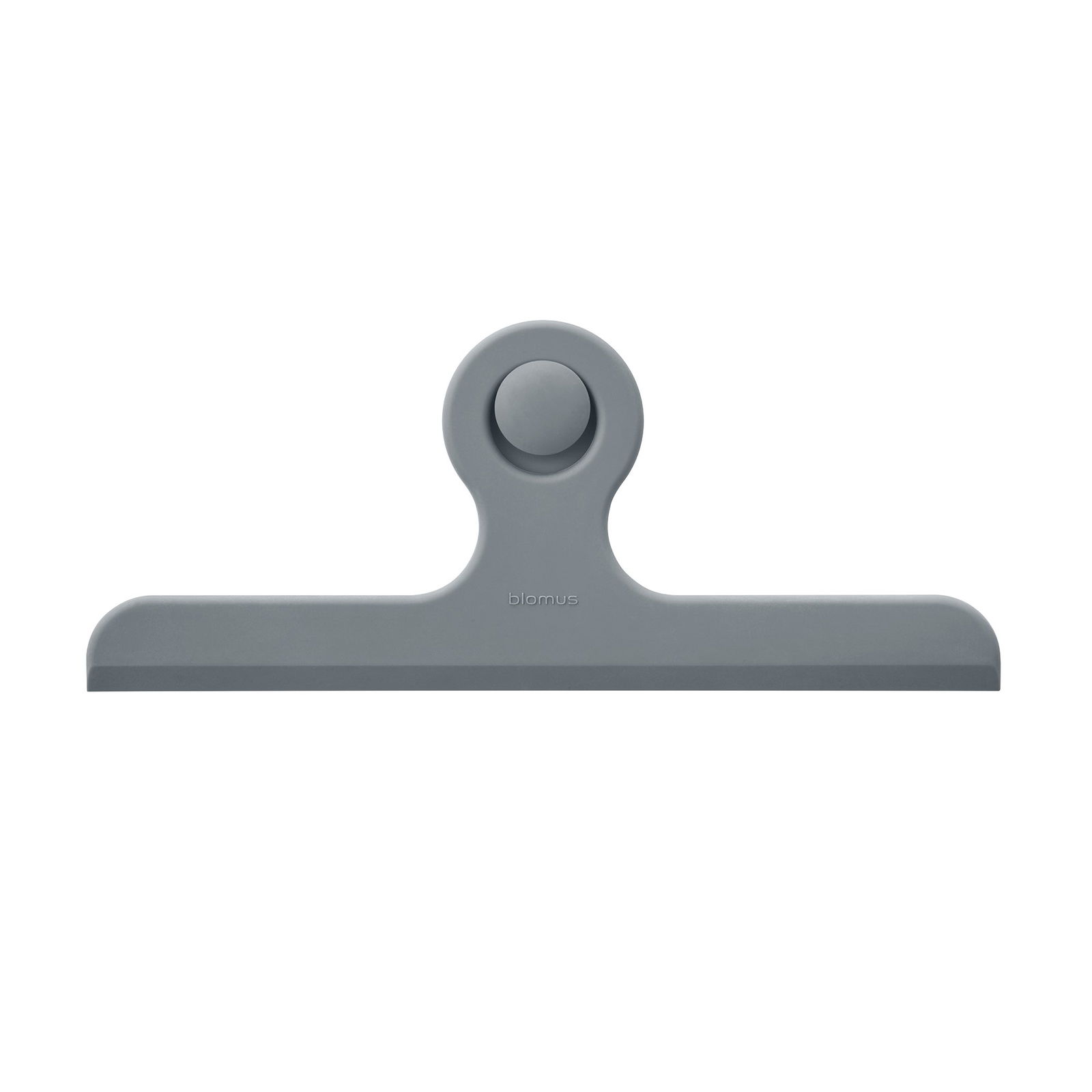 Sleek gray clip for organizing documents and notes, designed for modern workspaces.