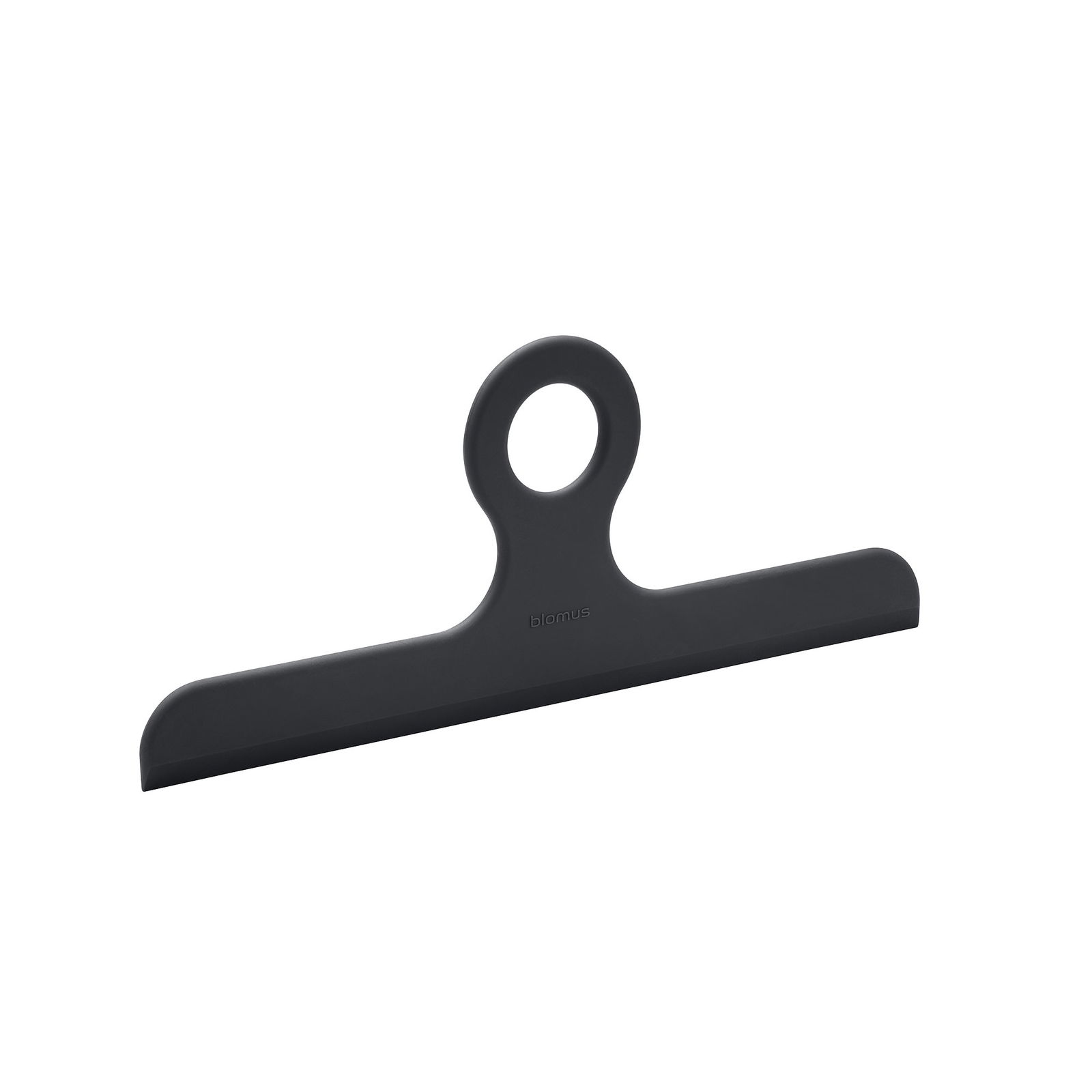Schwarze Kunststoff-Clipboard mit einem runden Loch für eine einfache Handhabung und Aufbewahrung.