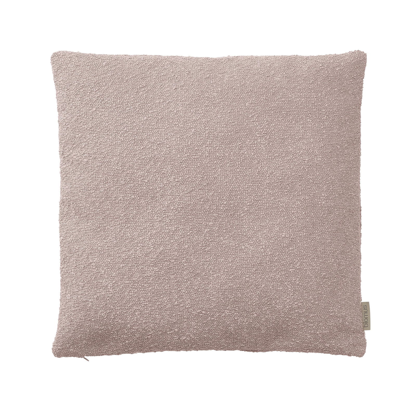 Weiches beige Wurfkissen mit strukturiertem Stoff für stilvolle Wohnaccessoires.