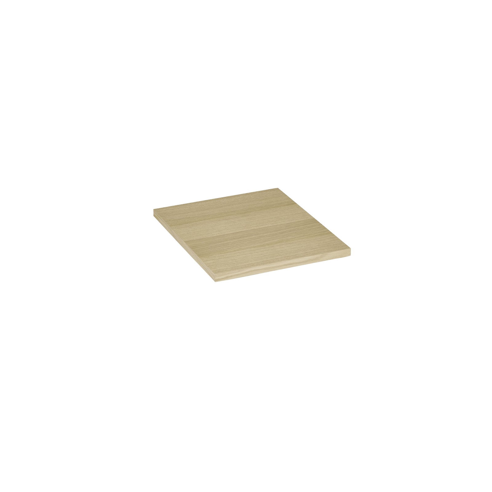 Leichte Holzquadratische Platte auf schwarzem Hintergrund, ideal für dekorative oder funktionale Verwendung.