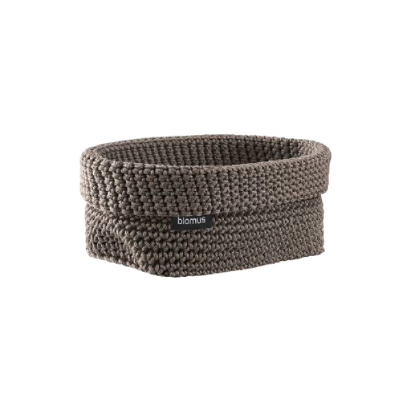 Stylish woven storage basket by Blomus perfect for organizing any space.