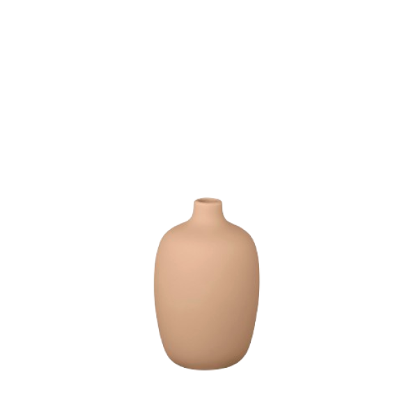 vase in amber brown