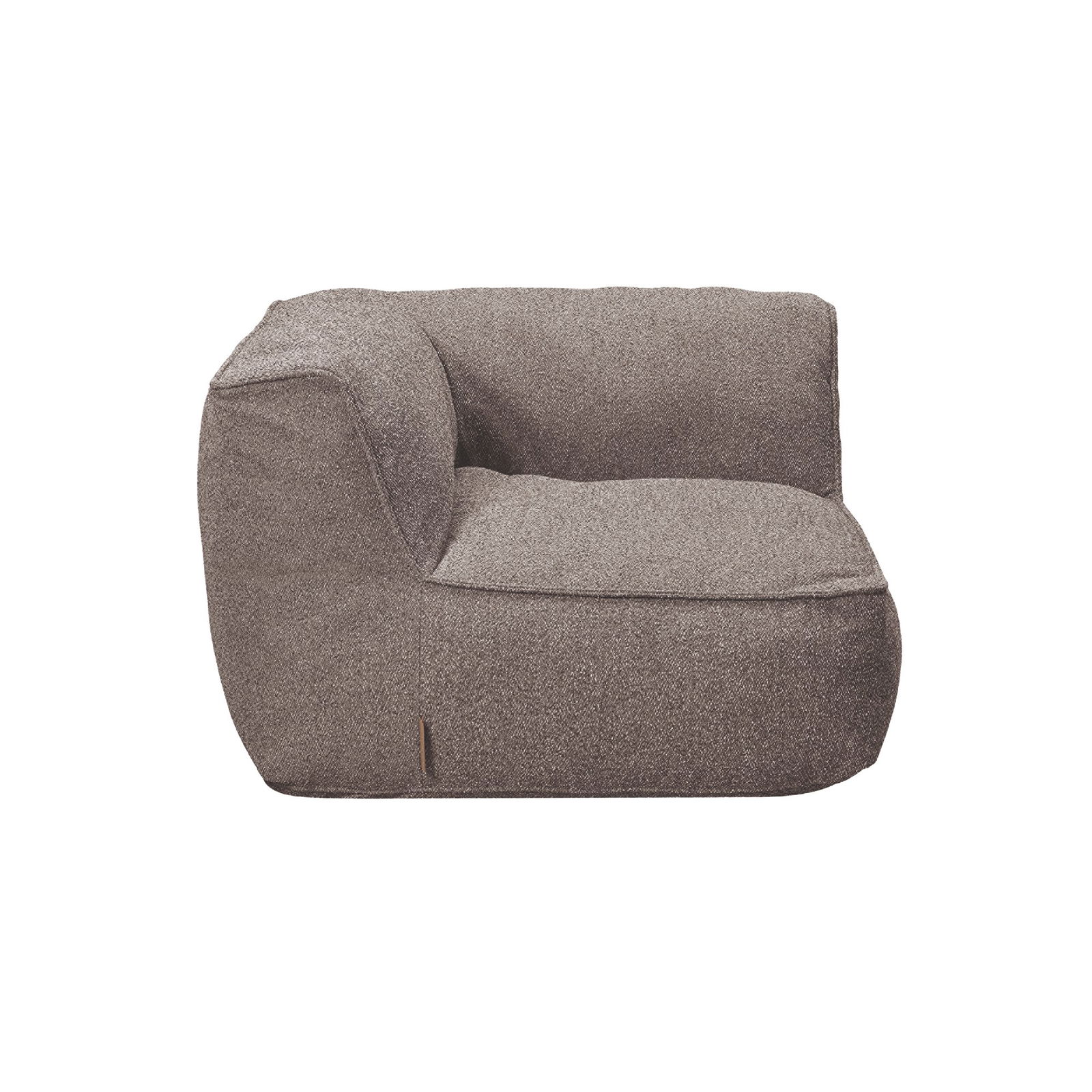 Gemütlicher moderner grauer Sessel mit einem stilvollen, entspannten Design für jeden Wohnraum.