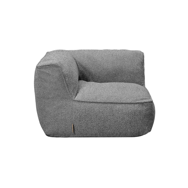 Comfortable gray bean bag chair for modern home and office decor.