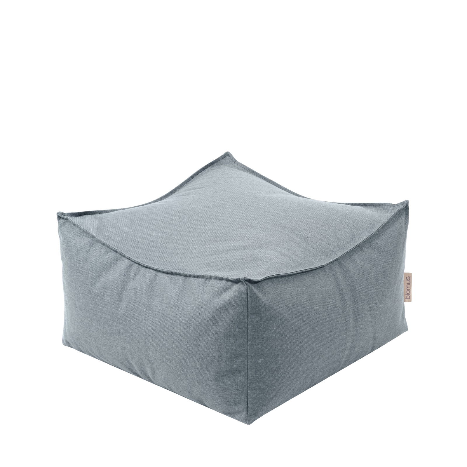 Cozy gray bean bag chair with a modern design for comfortable lounging.