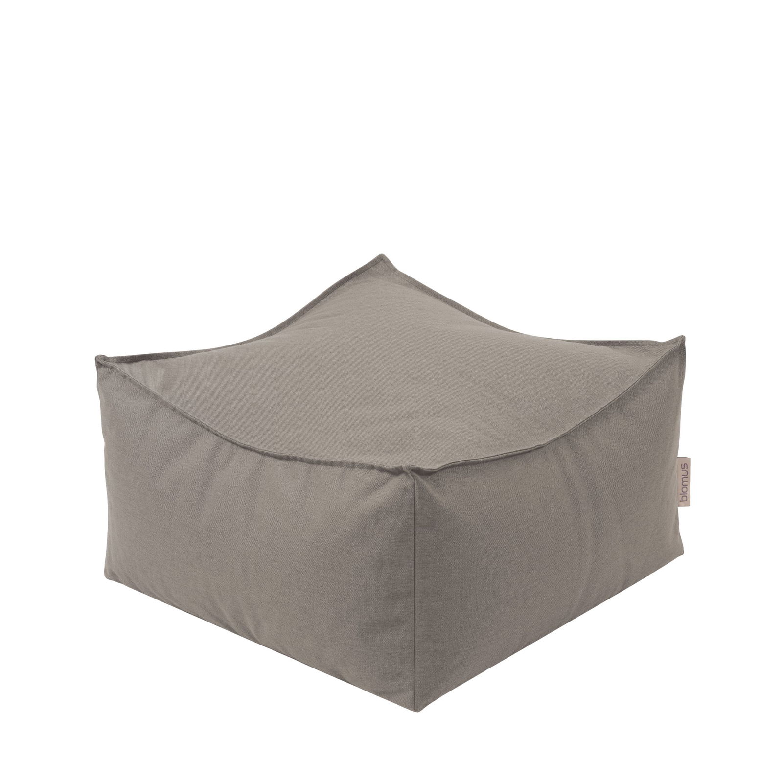 Stylish gray bean bag cushion for comfortable lounging and versatile home decor.