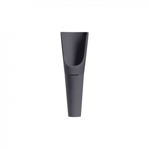 Modern black funnel for easy pouring and transferring liquids.