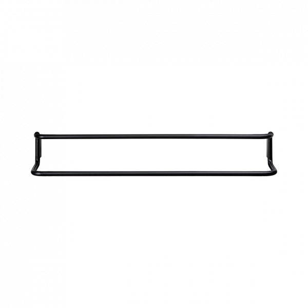 Minimalistische schwarze Regal, entworfen für moderne Wohnkultur und Aufbewahrungslösungen.