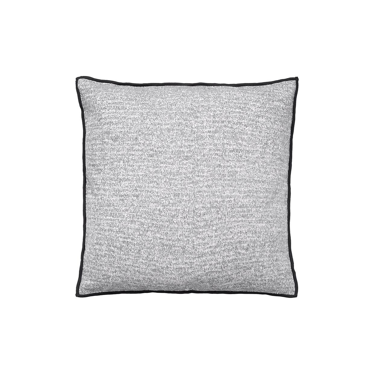 Stylish gray textured pillow for modern home decor and comfort.