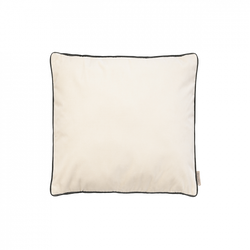Neutral cream decorative pillow with a simple design for home decor.