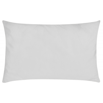 White decorative pillow on a soft, neutral background for stylish home decor.
