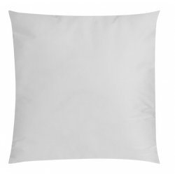 White decorative pillow on a plain background, perfect for home styling.