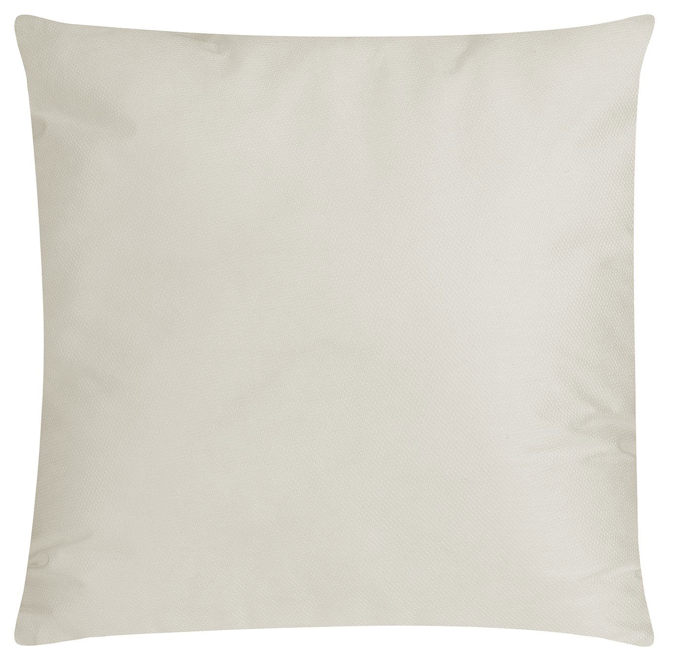 Beige Kissen auf weißem Hintergrund für Wohnkultur und Innendesign.