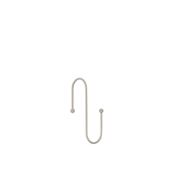 Animierter Clip, der ein einfaches Design einer Büroklammer in Bewegung zeigt.