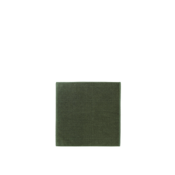 Green square fabric swatch on a plain white background.