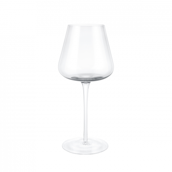 Elegantes klares Weinglas auf schwarzem Hintergrund, perfekt für jede Essgelegenheit.