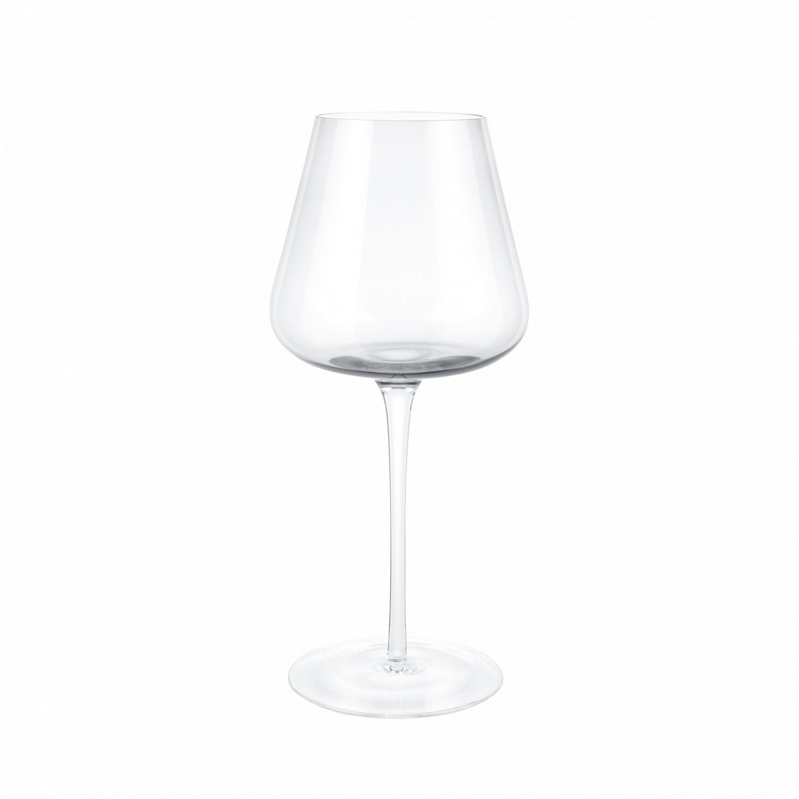 Elegantes klares Weinglas auf schwarzem Hintergrund, perfekt für jede Essgelegenheit.