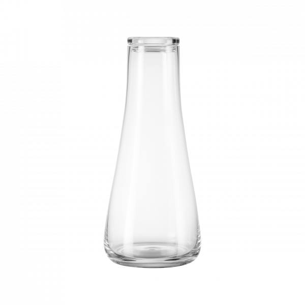 Klare Glaskaraffe mit modernem, schlankem Design für elegantes Servieren.