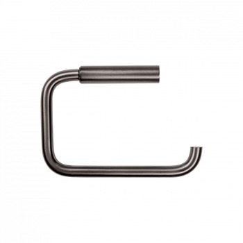 Stilvoller metallischer Handtuchhalter mit einem schlanken, modernen Design für die Badezimmereinrichtung.