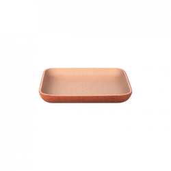 Elegant minimalist tray in warm tones, perfect for organizing and display.