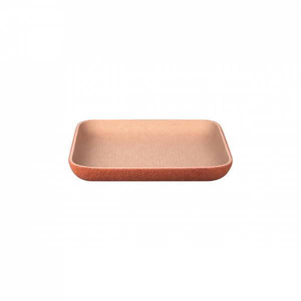 Elegant minimalist tray in warm tones, perfect for organizing and display.