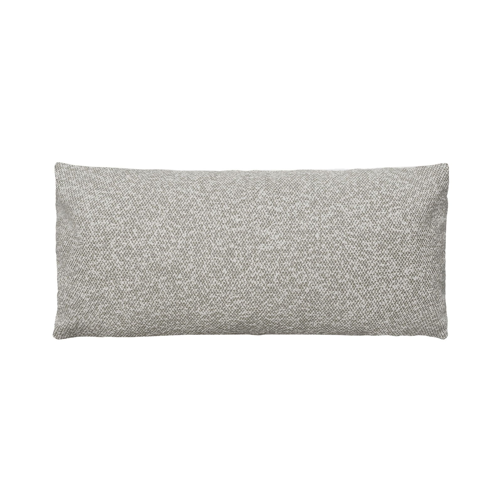 Soft, textured grey rectangular pillow ideal for modern home decor.