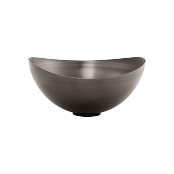 Elegante schwarze Schüssel mit modernem Design, perfekt zum Servieren oder für die Dekoration.