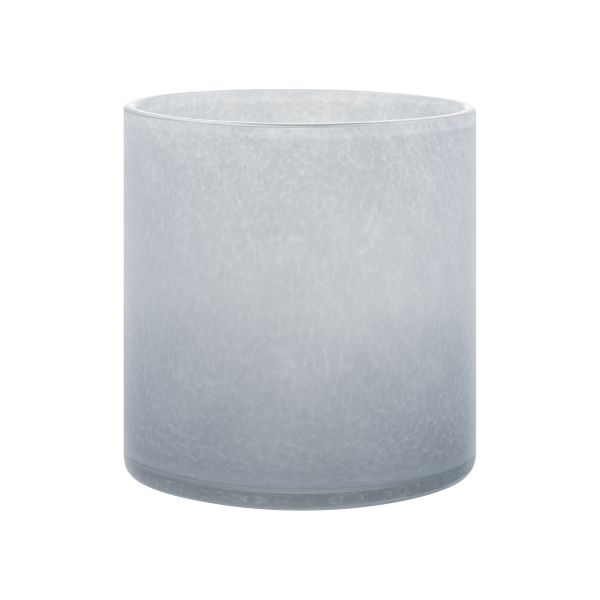 Frosted glass Teelichthalter mit einem eleganten und modernen Design.