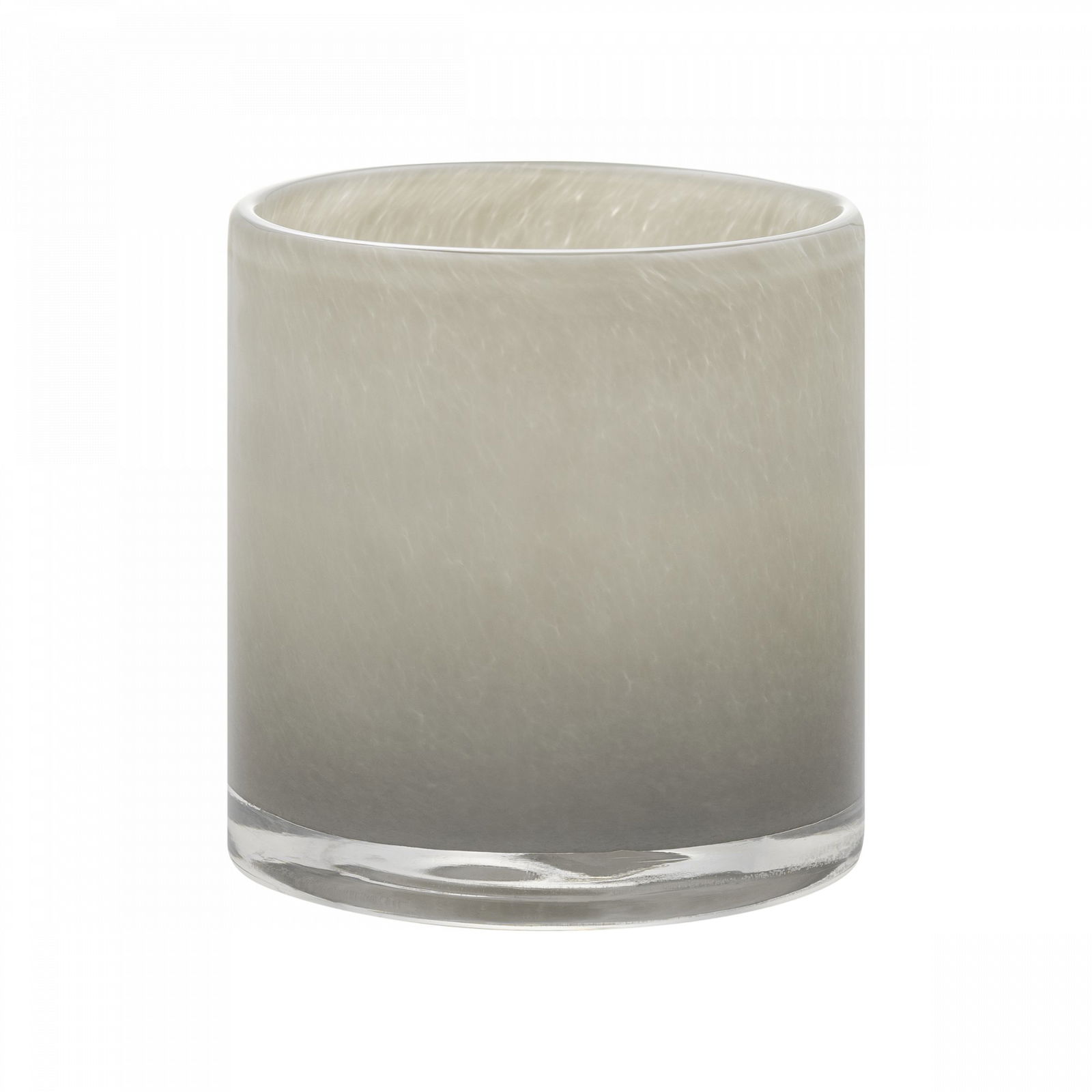 Elegant grey ombre candle holder for stylish home decor and ambiance.
