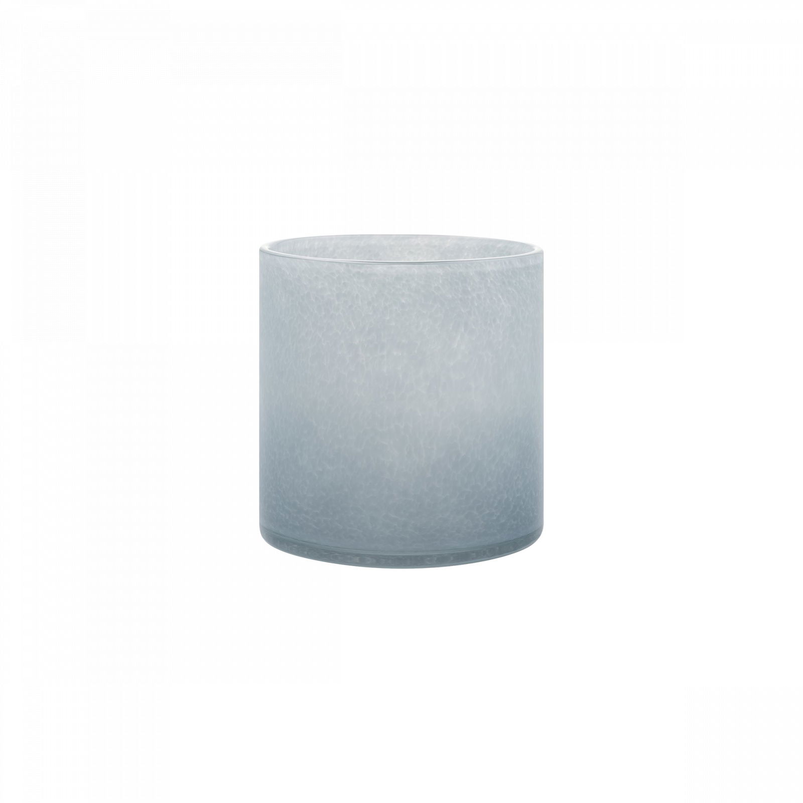 Elegant frosted glass candle holder for a serene ambiance in home decor.