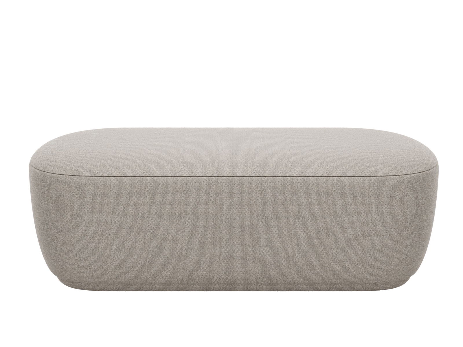 Stylish beige couch with a modern design, perfect for contemporary living spaces.