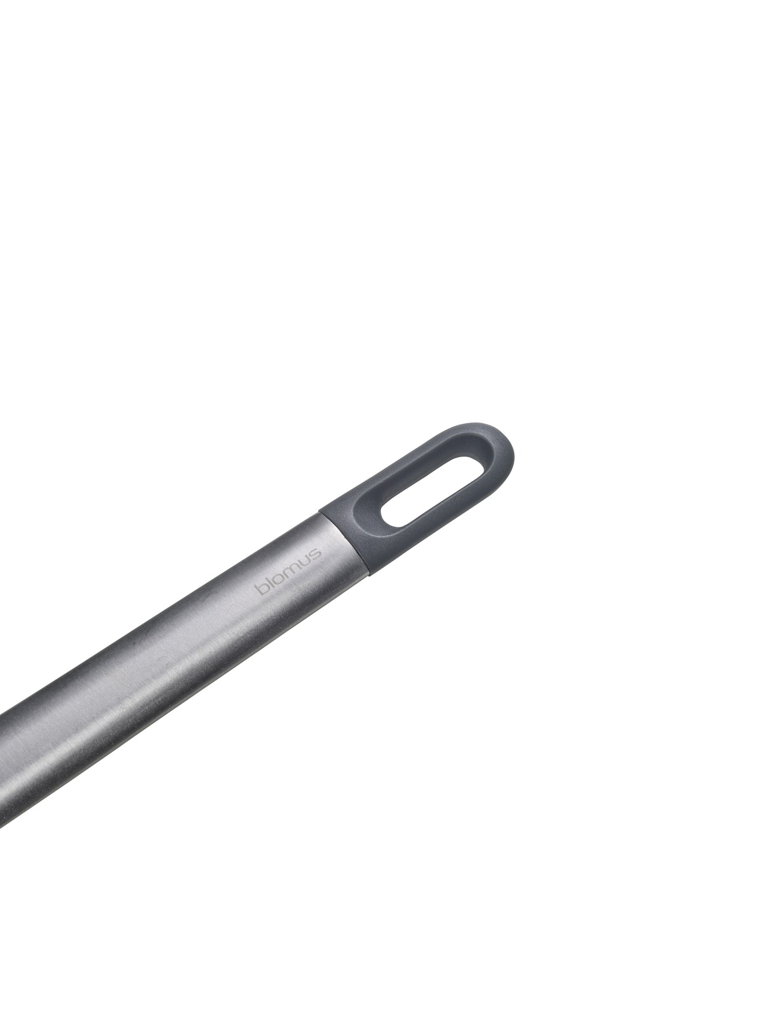 Stylish stainless steel spatula with ergonomic handle for efficient cooking.
